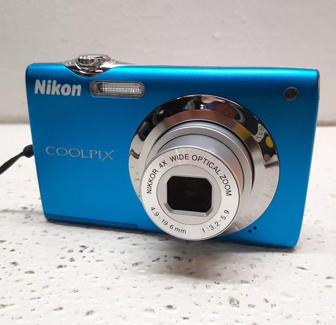 Nikon Coolpix S3000 12MP Digital Camera Blue -Tested A+ | eBay