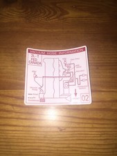 1985 Toyota Diesel Pickup Truck4runner Vacuum Decal Repro 2l-t 2 02 Fed