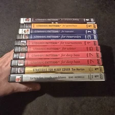 10 Classic Patterns Bass Fishing DVD Lot Tim Horton Mike Iaconelli Instructional