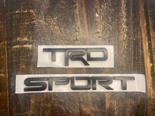 Genuine Toyota TRD SPORT Emblems Kit Black PT413-0C180-02