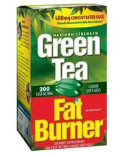 Applied Nutrition Green Tea Fat Burner 200 Fast-Acting Liquid Soft-Gels 11/2025
