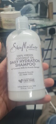 *SHEA FEUCHTIGKEIT* 100% Virgin Coconut Oil Daily Hydration Shampoo *KOSTENLOSER VERSAND*
