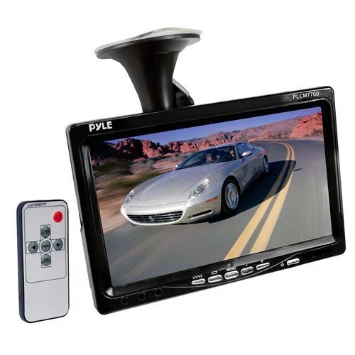 PLCM7700 7" LCD Video Monitor + Backup Camera Universal Mount Backup Camera Kit - Image 2 of 4