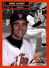 2003 Salem-Keizer Volcanoes Grandstand #18 Mike Kunes Chatsworth California Card