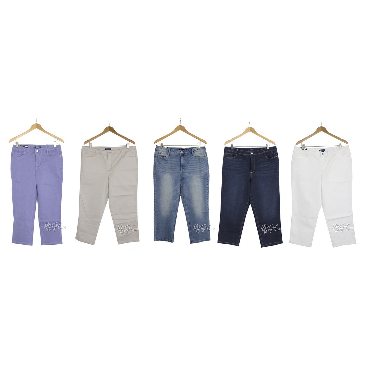 NWT Bandolino Jeans Stretch Denim Comfort Pants Selene Capri
