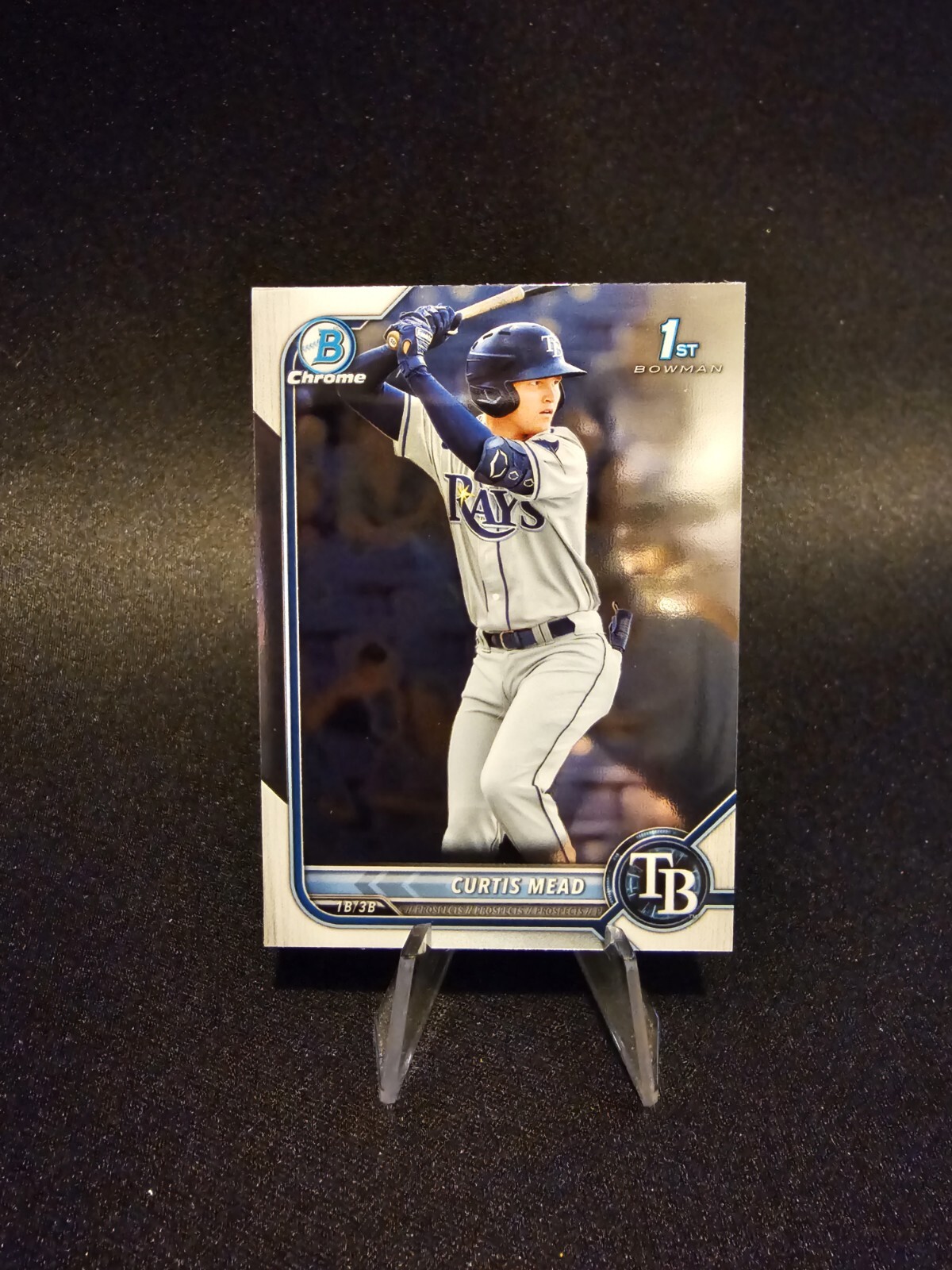 Curtis Mead 2022 1st Bowman Chrome Prospects #BCP-10 - Rays RC