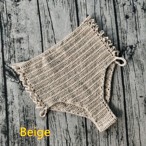 Damen Slim Shorts Sexy Bikini Hohe Taille Unterteil Boho Badeanzug Strand Hot Pants - Bild 5 von 8