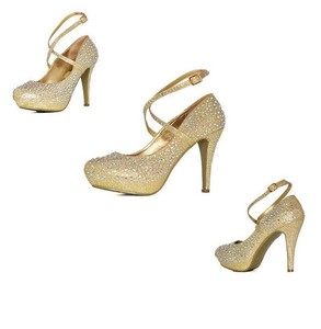 3 strap high heels