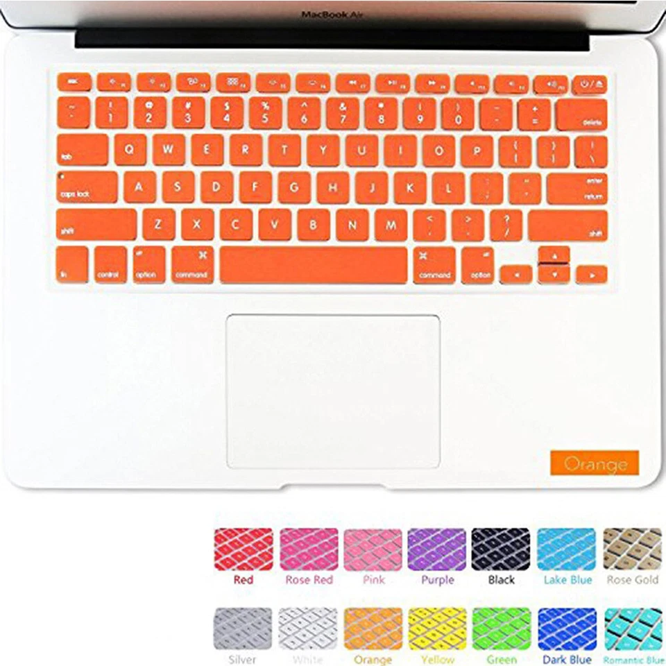 Silicone Keyboard Cover Film For Apple Macbook Pro 13" 15" Retina Air 11" #CA ต - Image 3 of 4