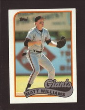 Matt Williams--San Francisco Giants--1989 Topps Baseball Card