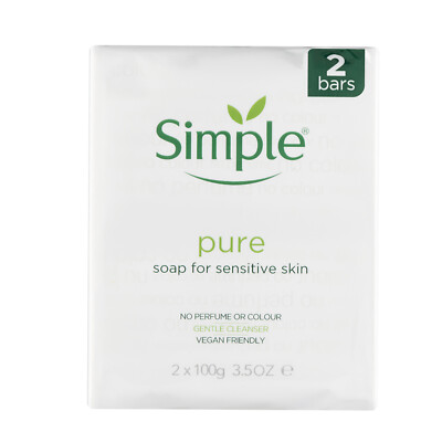 Einfache Seife unparfümiert dermatologisch getestet 2er Pack