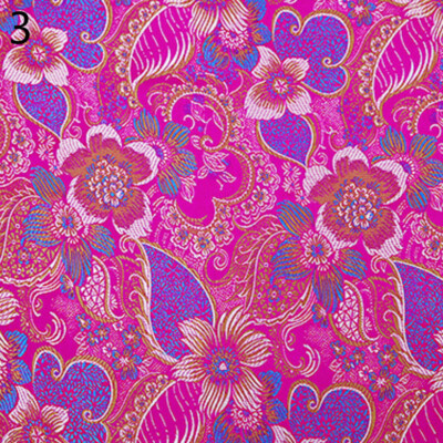 Tissu Damas Chinois En Fausse Soie - Motif Brocart Jacquard, Vendu Au Mètre