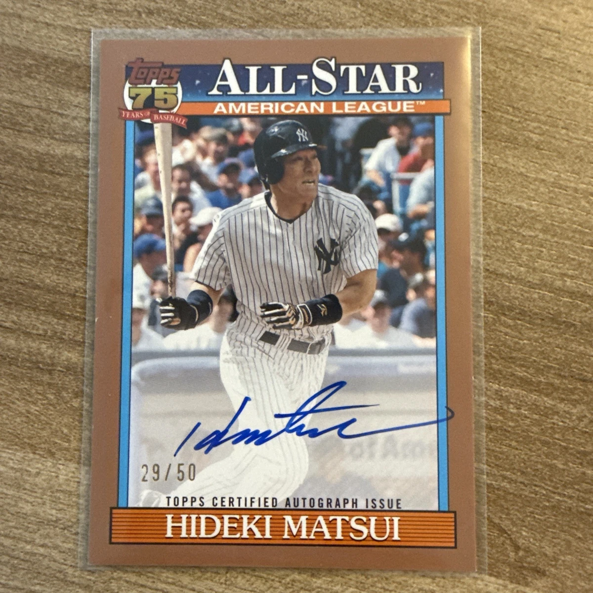 Hideki Matsui Baseball Sports Trading Cards & Accessories