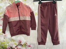 Girls Adidas Tracksuit Age 2/3 Years New With Tags 0474