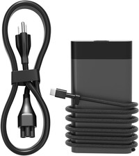 Slim 65W USB-C Charger Compatible with HP Elitebook, Spectre, Envy, Probook, Pav