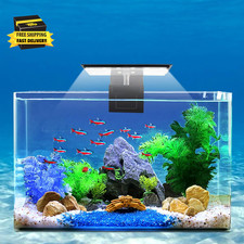 Aquarium Light Fish Tank LED Light 6W 12 LED Planted Clip Lamp for 8-15Inch 6Mm