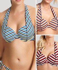 Panache Summer Bikini Top Halterneck SW1182 Underwired Plunge Moulded Padded