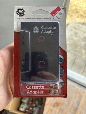 Cassette Adapter, Aux, GE 23400, Car Stereo Converter, NEW Sealed