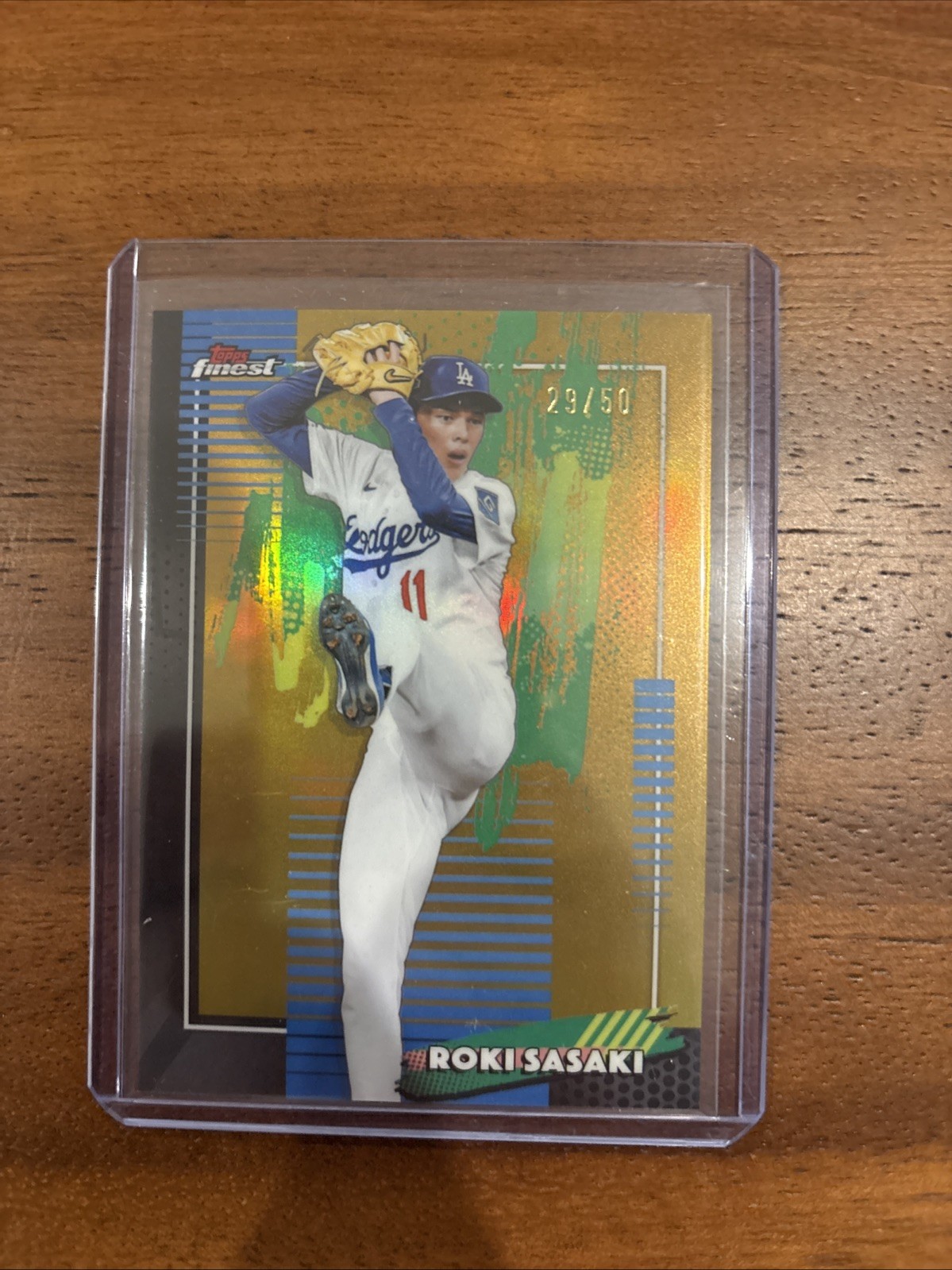 Roki Sasaki 29/50 Gold Refractor 2026 Topps Finest
