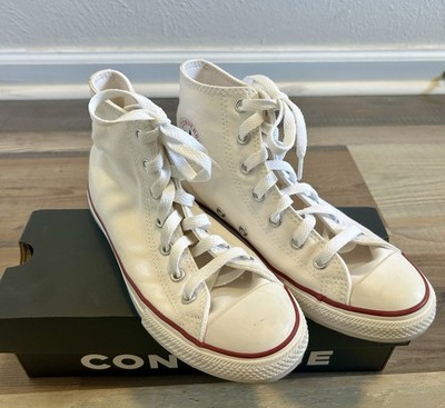 Converse Chuck Taylor All Star High Top White Canvas Youth US 3 UK 2.5 EU 35