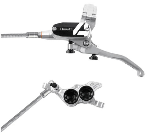 Hope Tech 4 E4 MTB Mountain Bike Disc Brakes - Braided Hose - Picture 11 of 32