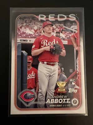 2024 Topps Update #US304 Andrew Abbott Rookie Cup Cincinnati Reds