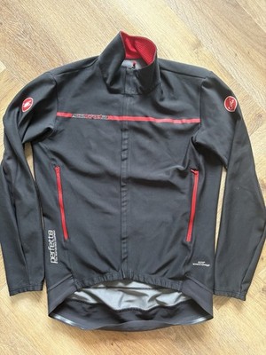 Castelli Perfetto Langarm Fahrradjacke Rosso Corsa Windstopper Herren XL