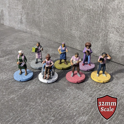 Pandemic Rapid Response 32 mm Brettspiel Figur inspiriert Figurenpaket