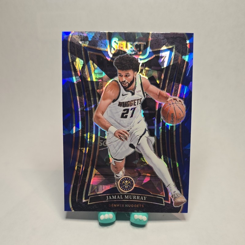 Jamal Murray 2024-25 Panini Select Blue Cracked Ice Concourse#356 Denver Nuggets