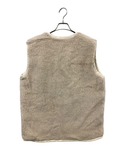CAMIEL FORTGENS Zip Best Wool Fleese Size: S Men Ivory - Picture 2 of 6