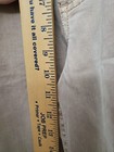 OAT NY Beige Wide Leg Pants Women’s Sz 2x26 (29"Measured) Sanded Cotton Raw Hem — photo 5