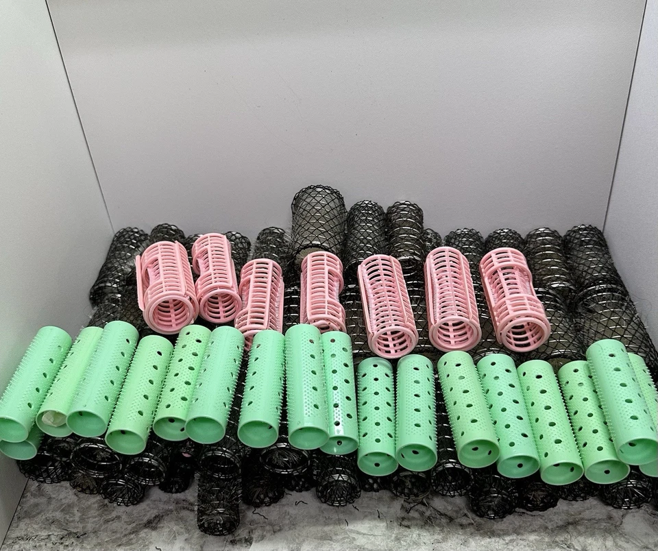 Cepillo de alambre de malla de colección rodillos de pelo rizadores, rodillos de clip, peines cepillos pasadores Foto 4 de 4