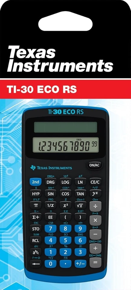 Texas Instruments TI-30 ECO RS Schulrechner Technisch-Wissenschaftlich Solar - Bild 3 von 4