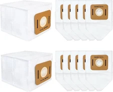 12 Pack VACBP6 Bags Compatible with 8 Quart Atrix Ergo Backpack Vacuum Models