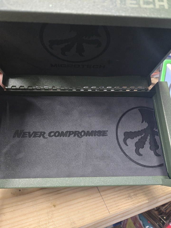 Microtech Knife Min Tool Box Custom Laser Engraved Edc Dump Box | eBay
