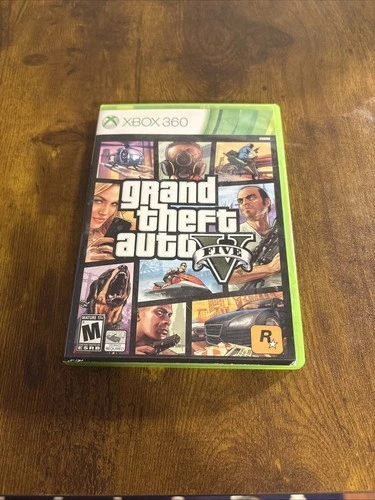 Grand Theft Auto V (Microsoft Xbox 360, 2013) Complete With Guide, Map, Insert