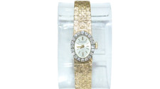 Rare gold and diamond Bueche Girod vintage dress watch