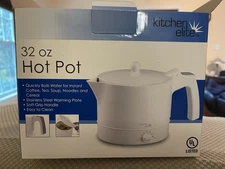 Kitchen Elite Hot Pot Boils Water 32oz Non-Stick Rotary Temperature Control
