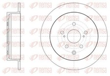 2x REMSA Bremsscheiben Hinten für TOYOTA SIENNA (ASL3, GSL3) 309mm 61815.00