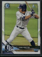 2018 Bowman Draft #BDC-105 Ford Proctor Chrome Refractors