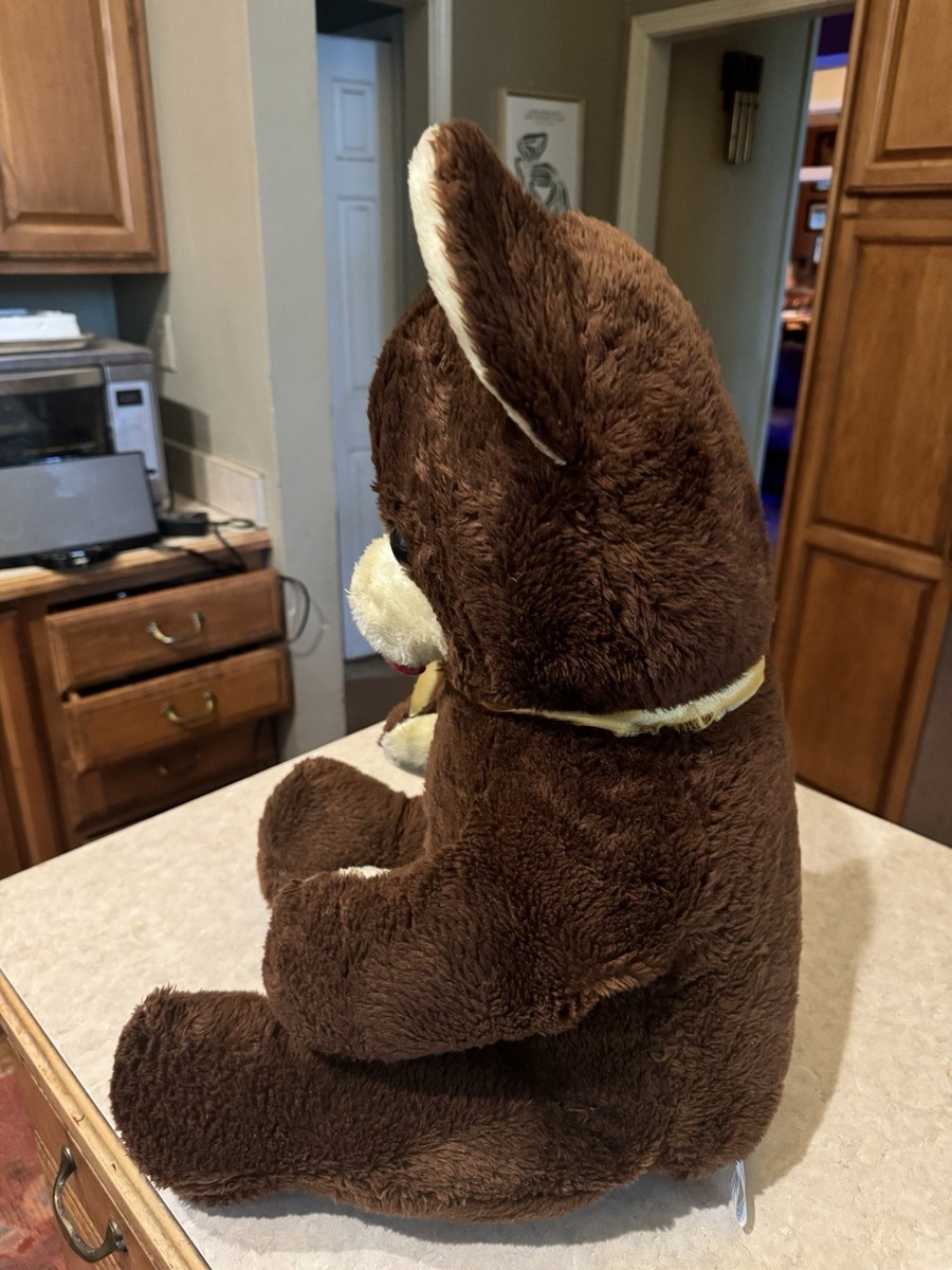 Knickerbocker Animals of Distinction Brown Teddy Bear 29” Vintage