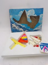 Vintage 80's Tomy Japan Wind up Wind Surfer and Jet Skier NMIB Pop Cycle