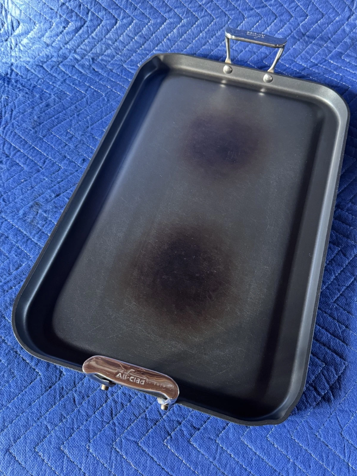 ALL-CLAD 13x20 Non-Stick Double Burner Griddle (Pre Owned)