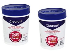 Clearasil Rapid Rescue Deep Treatment Acne Pads, 90 Count - Pack of 2