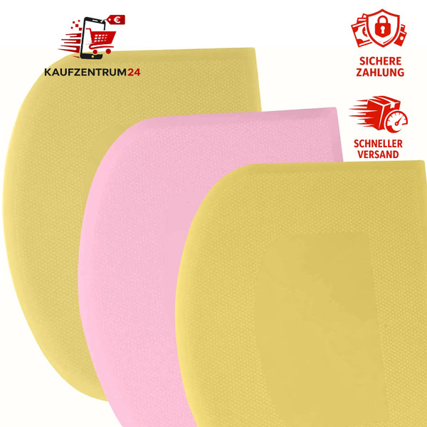 Teigschaber Teigkarte Teigspachtel 3P Kunststoff Bpa-Frei Flexibel 11,8X7,3-image