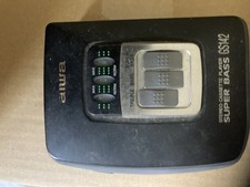 AIWA super bass GS142 Stereo Walkman Vintage Cassette player - Working
