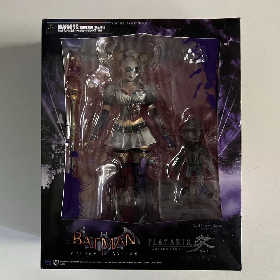 Batman Arkham Asylum • Harley Quinn - Play Arts Kai - SQUARE ENIX 9” Figure - image 2 of 4