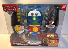 Disney Cars SQUINKIES Globie Dispenser w/ 7 S...