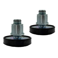 2X Shaft Dia 50mm Car Lift Rubber tray Heightening Feet Plus High Leg Pads