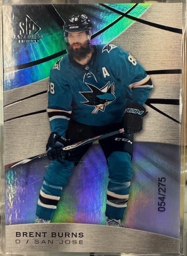 2019-20 SP Game Used - Rainbow Brent Burns #33 Sharks #054/275